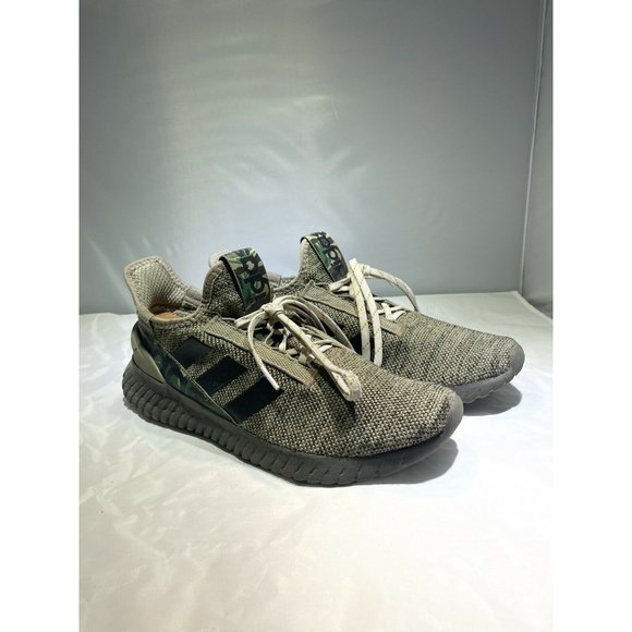 adidas Other - Adidas Kaptir 2.0 Orbit Green & Black Men's Size 9.5 Running Shoes GY8027